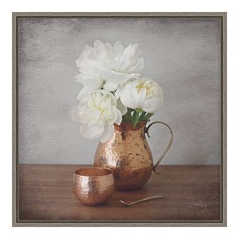Amanti Art Vintage Peony Dreams III Canvas Wall Art