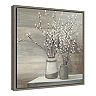 Amanti Art Pussy Willow Still Life Gray Pots Crop Framed Canvas Art