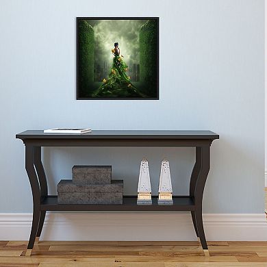 Amanti Art Framed 'Go Green' by Hardibudi Wall Art