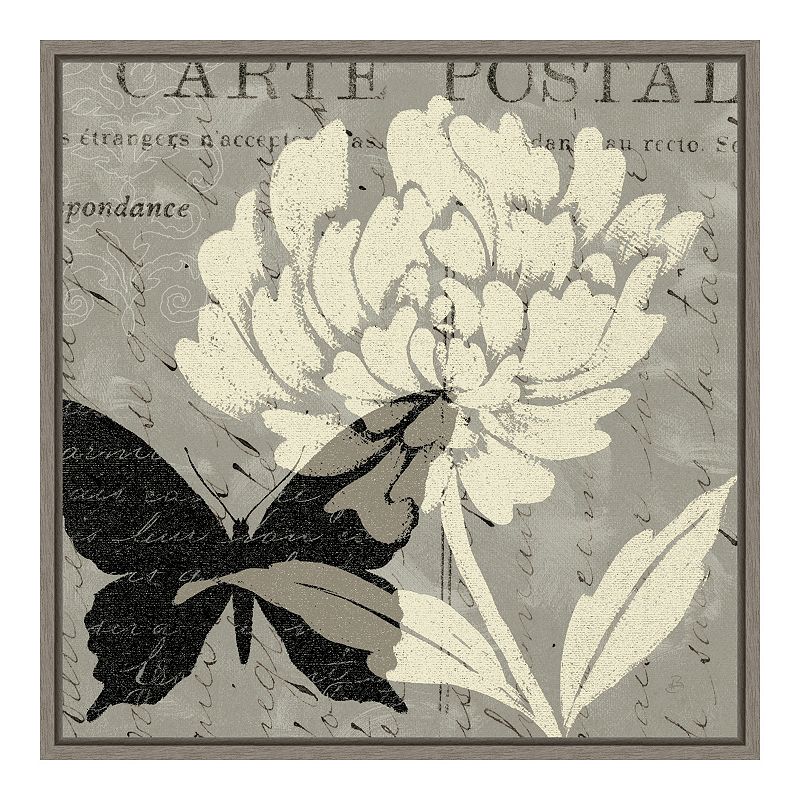 Amanti Art Framed Canvas Natural Prints I, Grey, 16X16