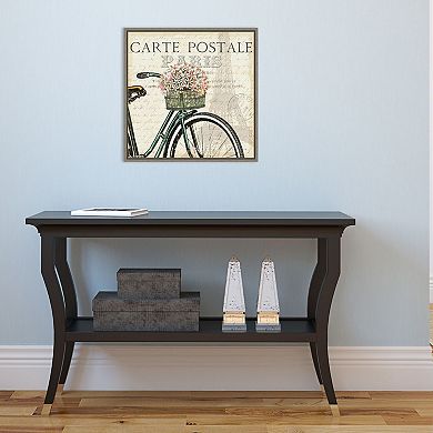 Amanti Art "Paris Ride I" Framed Canvas