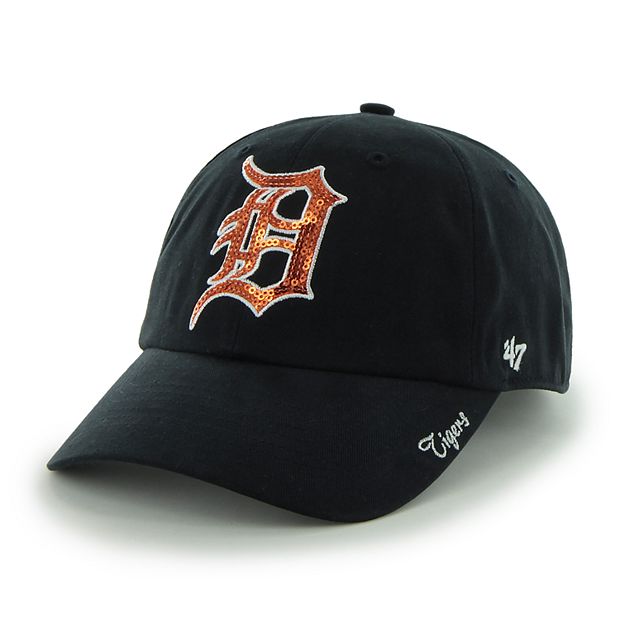 Detroit Tigers Women's Sparkle Team Color Clean-Up Hat - 053838140615