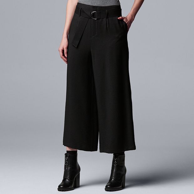 Simply Vera Vera Wang Solid Black Casual Pants Size 1X (Plus) - 75% off
