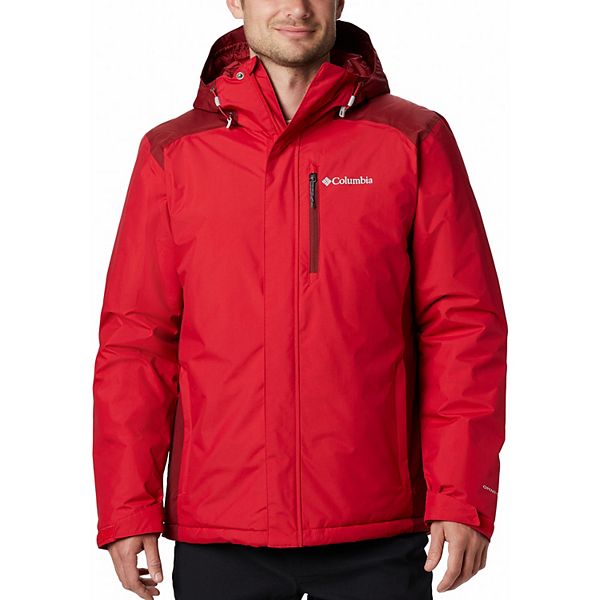 Big Tall Columbia Tipton Peak Omni Tech Waterproof Hooded Jacket