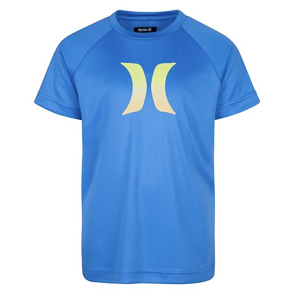 Boys 4-7 Hurley H2O-Dri Icon UPF 50 Graphic Tee - Blue (7)