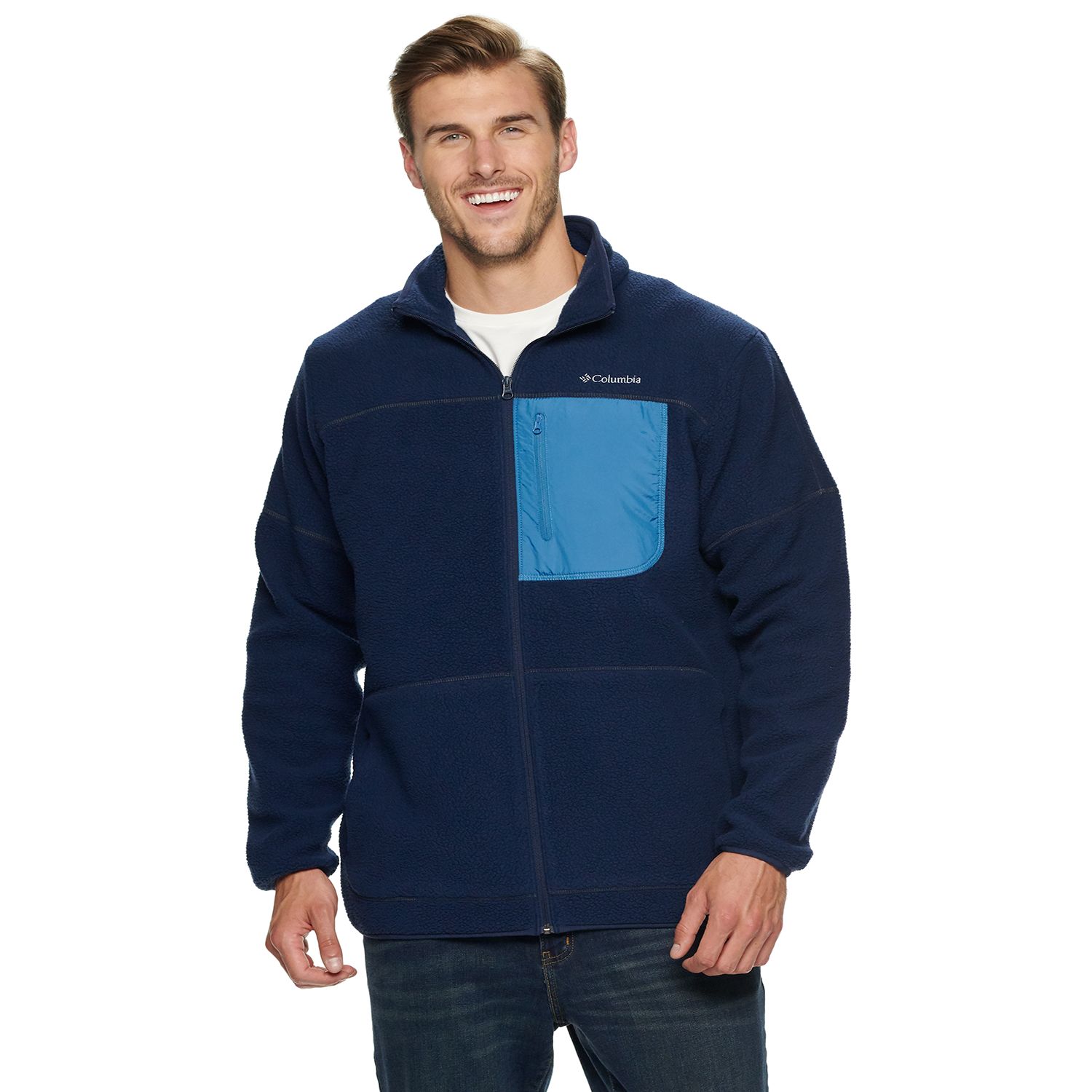 mens big and tall columbia fleece jackets