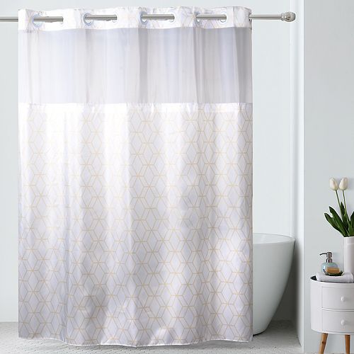 Hookless Prism Shower Curtain & Liner