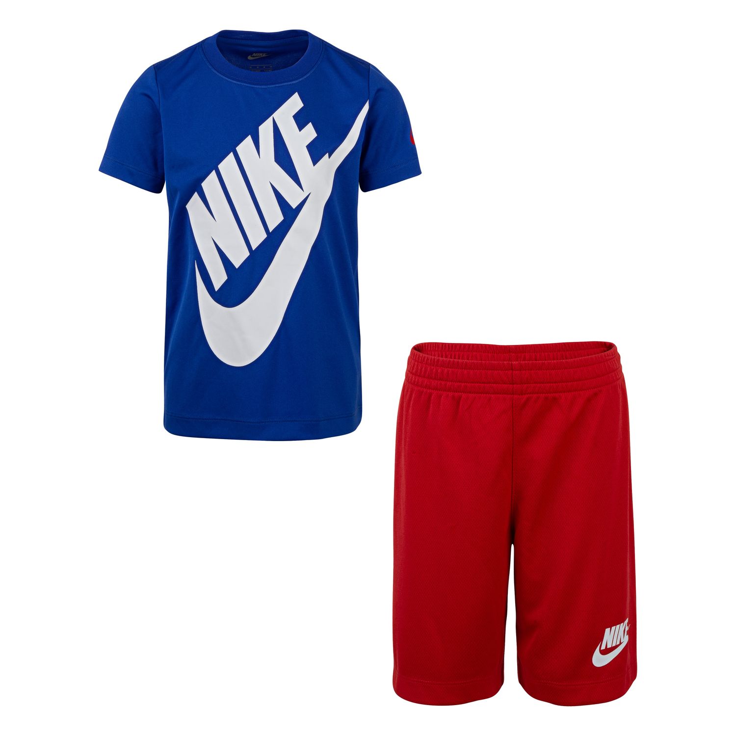 red nike short set