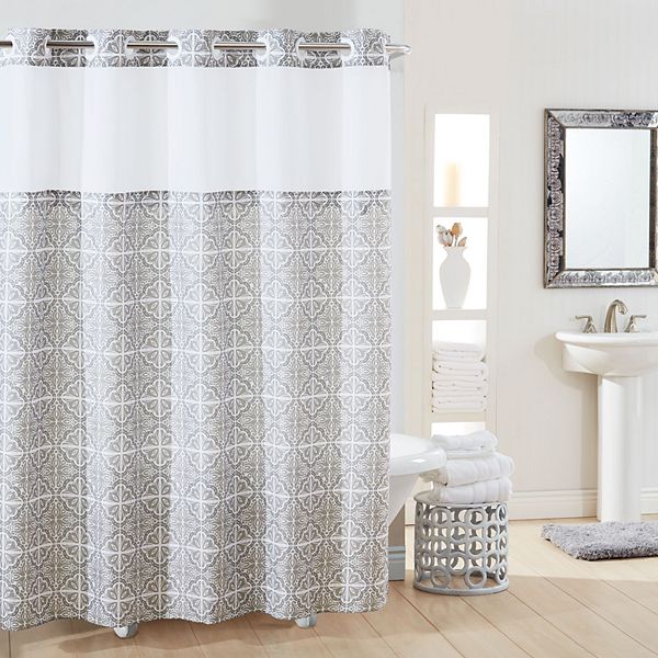 Hookless Missioi Shower Curtain & Liner