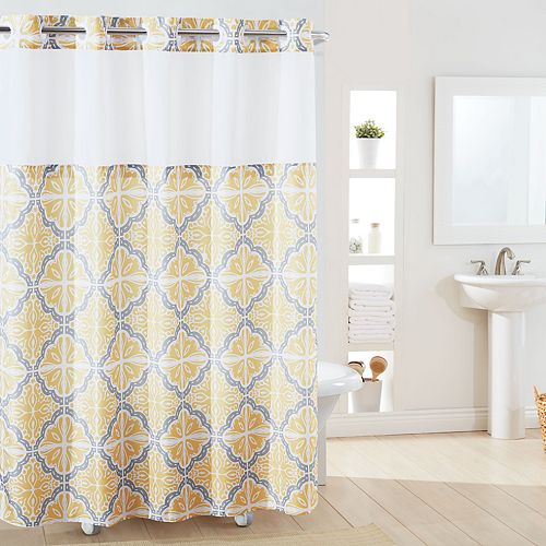 Hookless Missioi Shower Curtain & Liner