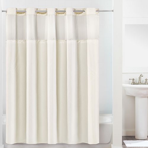 Hookless Chevron Shower Curtain & Liner