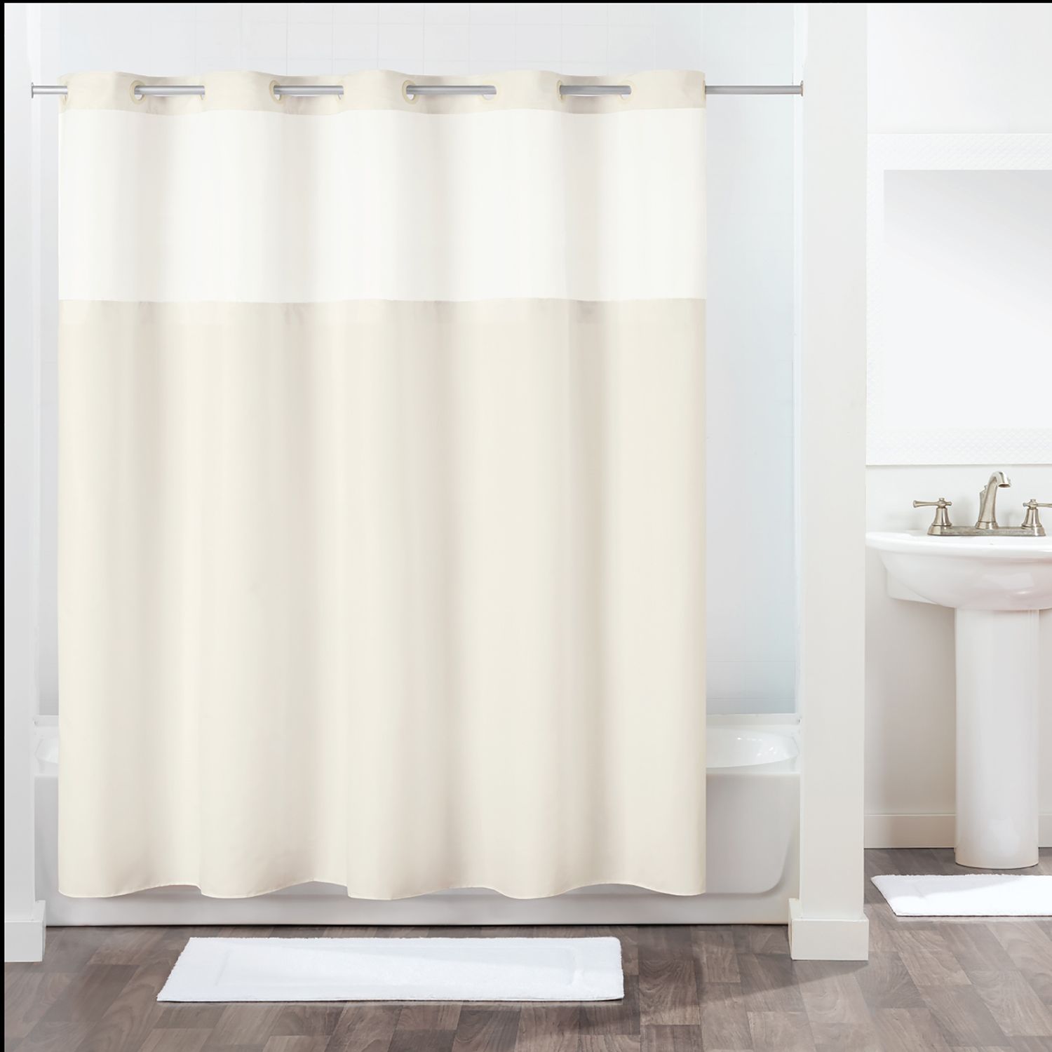 Image for Hookless Antigo Shower Curtain & Liner at Kohl's.
