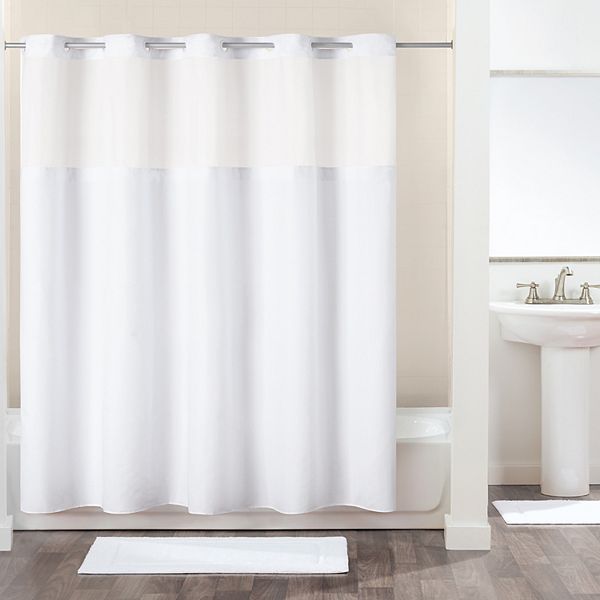 Hookless Antigo Shower Curtain Liner, Can You Use Hooks On A Hookless Shower Curtain