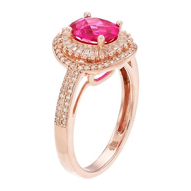 Women's POS LC RUBY & LC WHITE SAPPHIRE