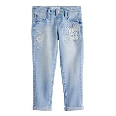 Girls 4-12 SONOMA Goods for Life™ Embroidered Girlfriend Jeans
