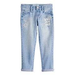 Girls 4-12 SONOMA Goods for Life™ Embroidered Girlfriend Jeans