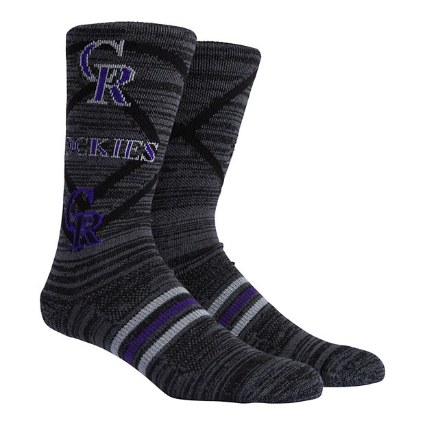 Purple Colorado Rockies Socks