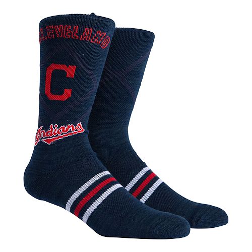 Cleveland Indians Stacked Crew Socks