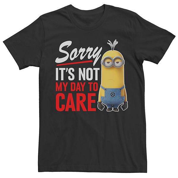 Men's Despicable Me Sorry It's Not My Turn To Care Tee