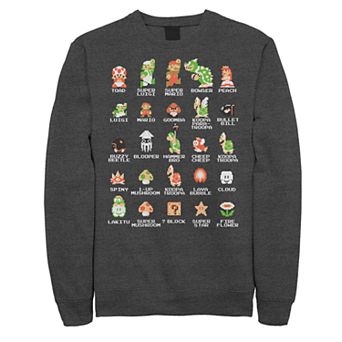 Men's Nintendo Pixel Cast Sweatshirt