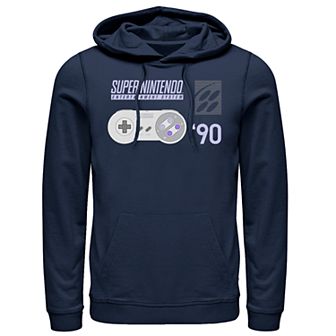 Men's Nintendo SNES Jumble Pullover Hoodie