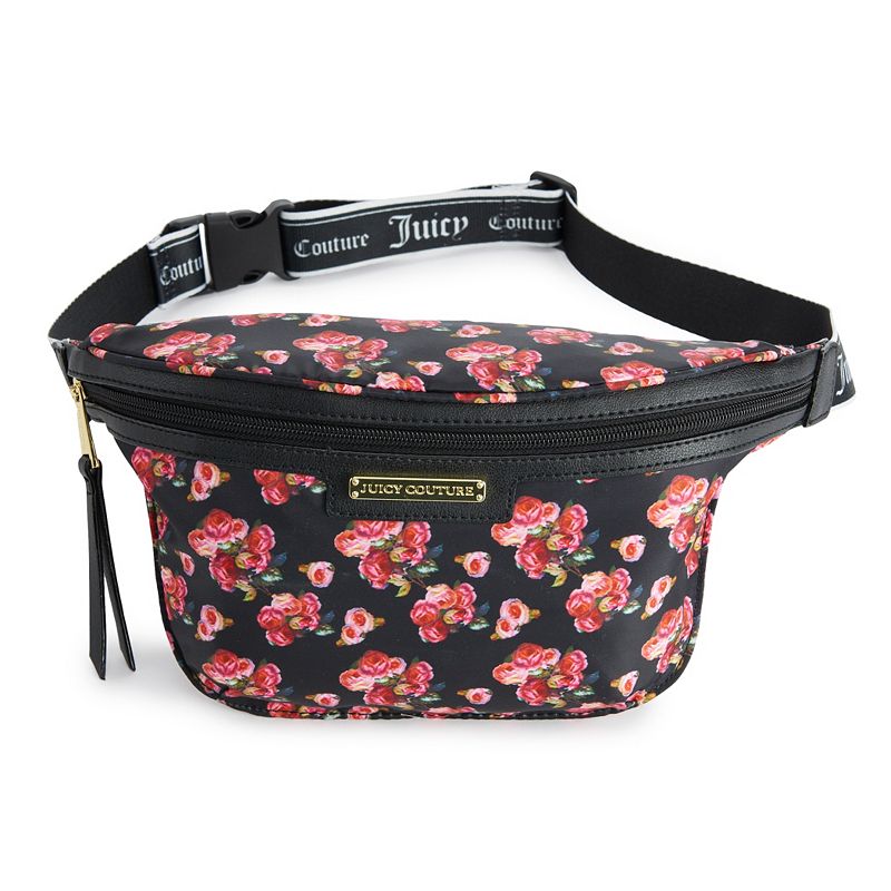 Juicy Couture Varsity Blooms Belt Bag, Grey