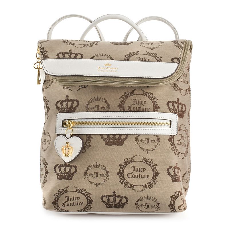 Juicy Couture Logo Mini Backpack, Lt Beige