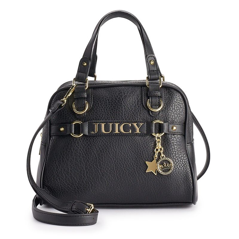 Juicy Couture Sweet Surrender Dome Satchel, Black