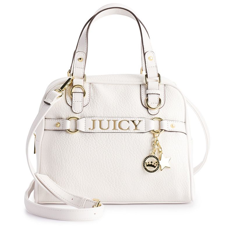 Juicy Couture Sweet Surrender Dome Satchel, White