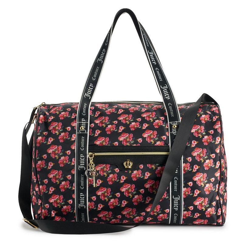 Juicy Couture Varsity Blooms Weekender Bag, Grey