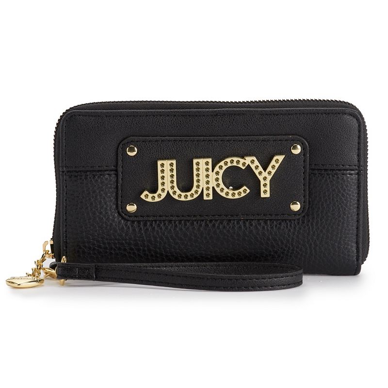 Juicy Couture Wild Card Wristlet Wallet, Black