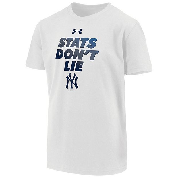 Boys 8-20 Under Armour New York Yankees Stats Don't Lie Tee