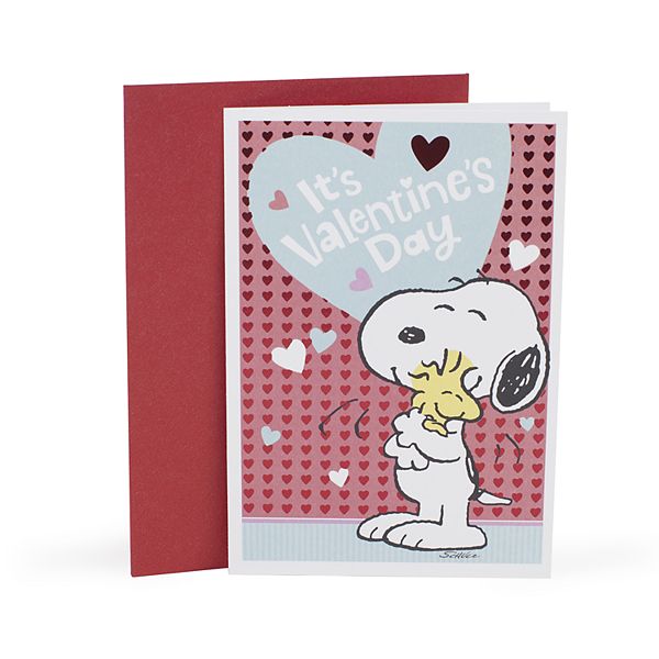 Hallmark Pack of Peanuts Valentine's Day Cards, Snoopy & Woodstock 10-Pack