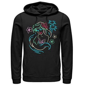 Disney's The Little Mermaid Neon Men's Pullover Hoodie
