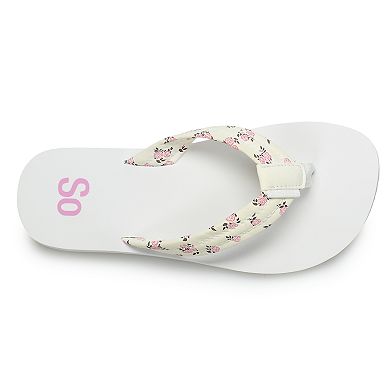 SO® Lucie Women's Patterned Sandals