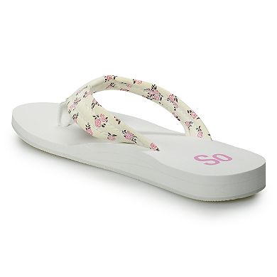 SO® Lucie Women's Patterned Sandals