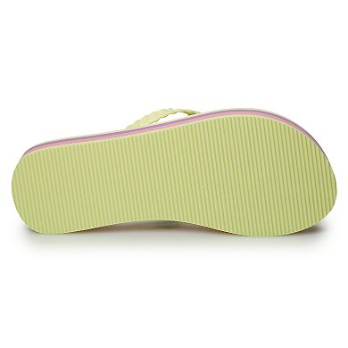 SO® Helio Women's Platform Flip Flop Sandals