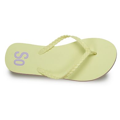 SO® Helio Women's Platform Flip Flop Sandals