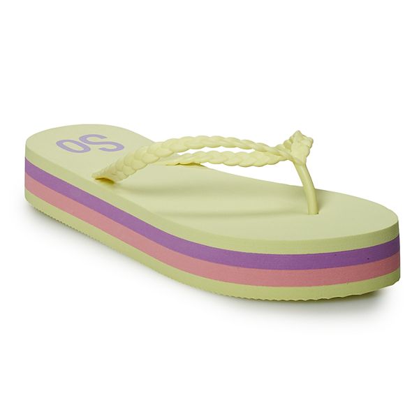 Kohls flip store flops womens