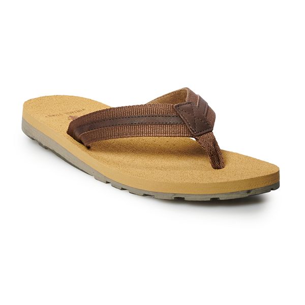 Buy Men Beige Flip Flops Online - 809751