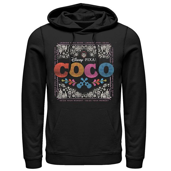 Men s Disney Pixar Coco Logo Pullover Hoodie