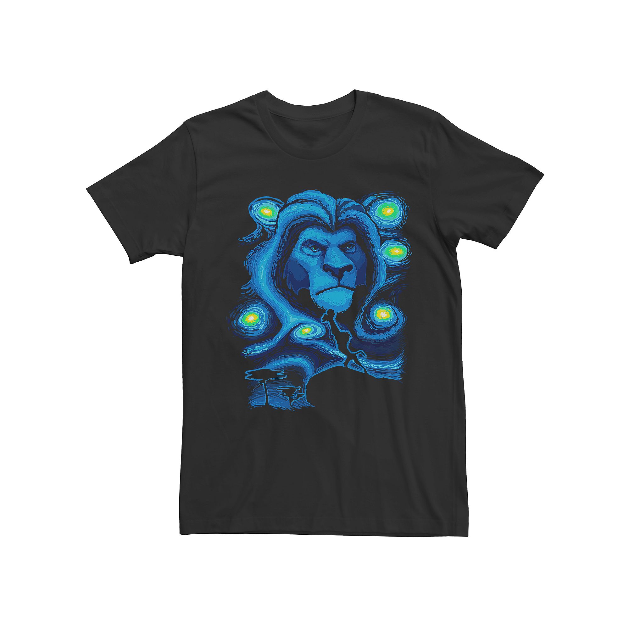 Disneys The Lion King Mens Tee, Size: Medium, Black