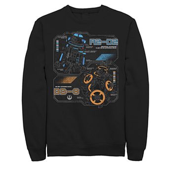 Men's Star Wars The Last Jedi Split Personality Sweartshirt