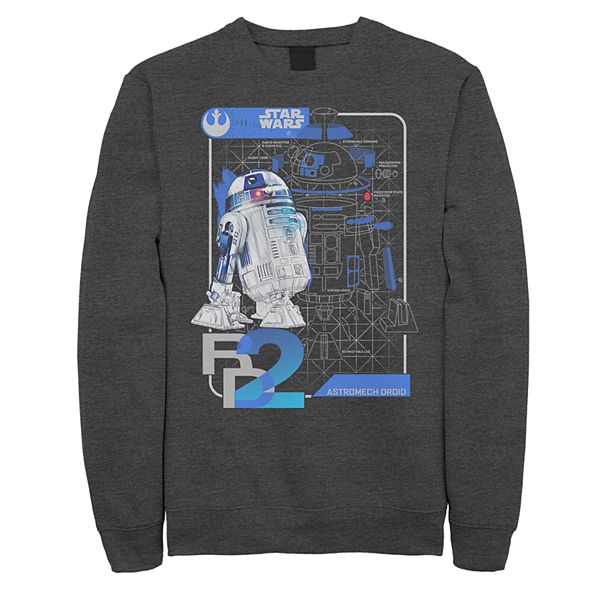 koppeling Kalmte half acht Men's Star Wars R2-D2 Sweatshirt