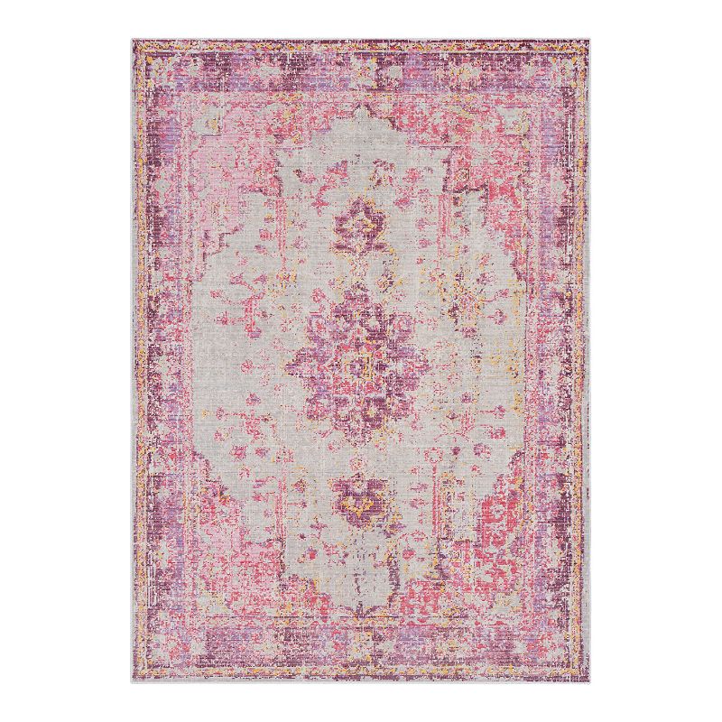 Decor 140 Astra Trellis Area Rug, Pink, 8X10.5 Ft