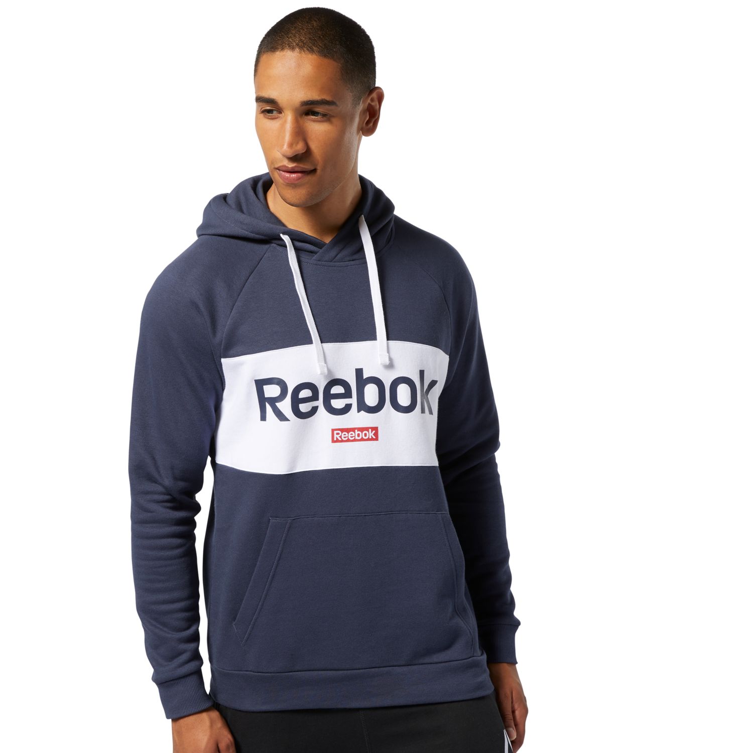 reebok logo hoodie