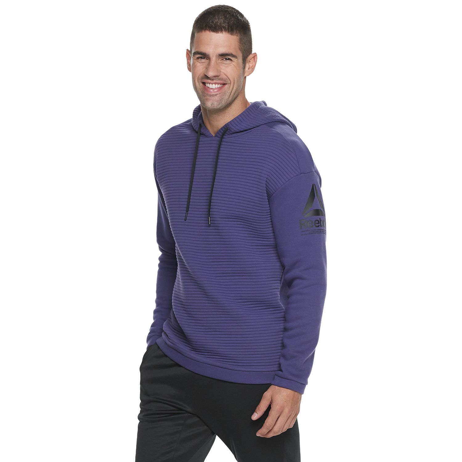 reebok men's delta performance hoodie