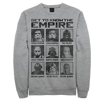 Men's Star Wars Storm Trooper Types Sweatshirt