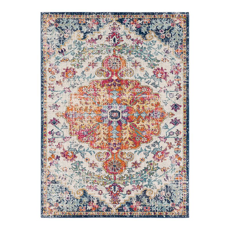 Decor 140 Astra Abstract Area Rug, Multicolor, 5Ft Sq