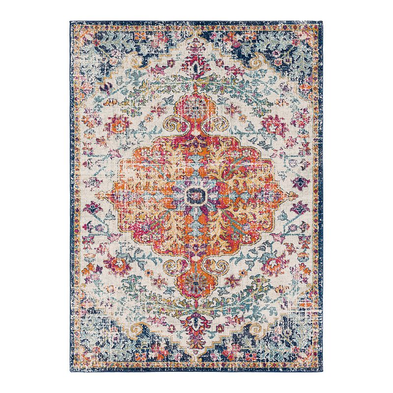 Decor 140 Astra Abstract Area Rug, Multicolor, 6Ft Rnd